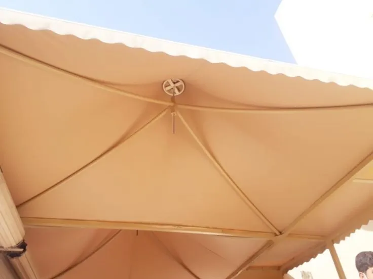 مظلات هرمية الرياض