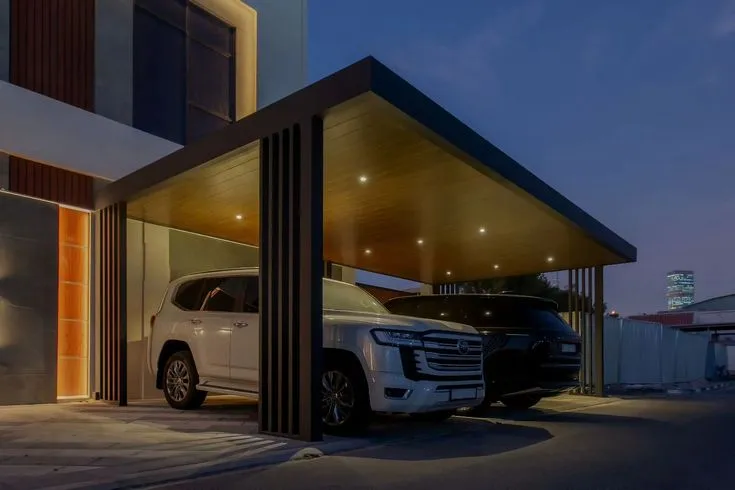 مظلات سيارات مودرن حديث في الرياض