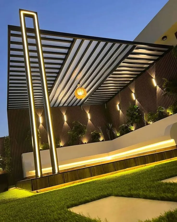 برجولات حدائق حديثة وسعر مناسب في الرياض